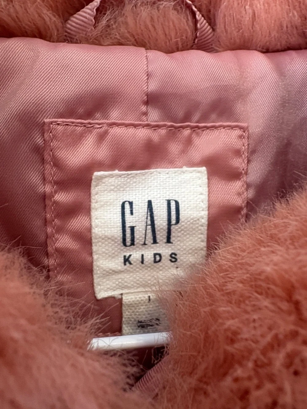 Fuzzy faux fur blush pink jacket
